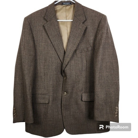 Bert Pulitzer Mens 100 Percent Lambswool Blazer Size 44R